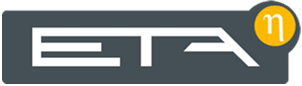 ETA-Logo mit griechischem Buchstaben